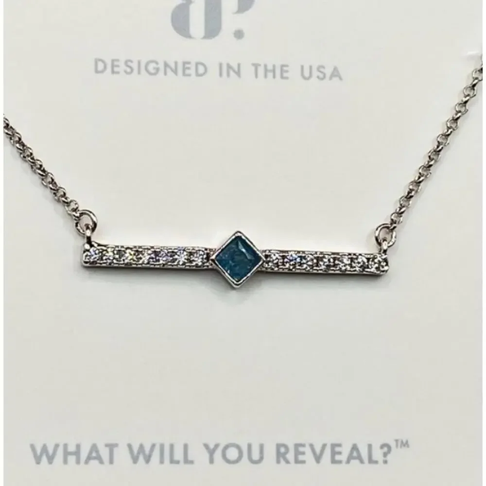 Bomb Party NWT Aqua Blue Ice Crystals "Pursuit of Happiness" - Picture 2 of 3